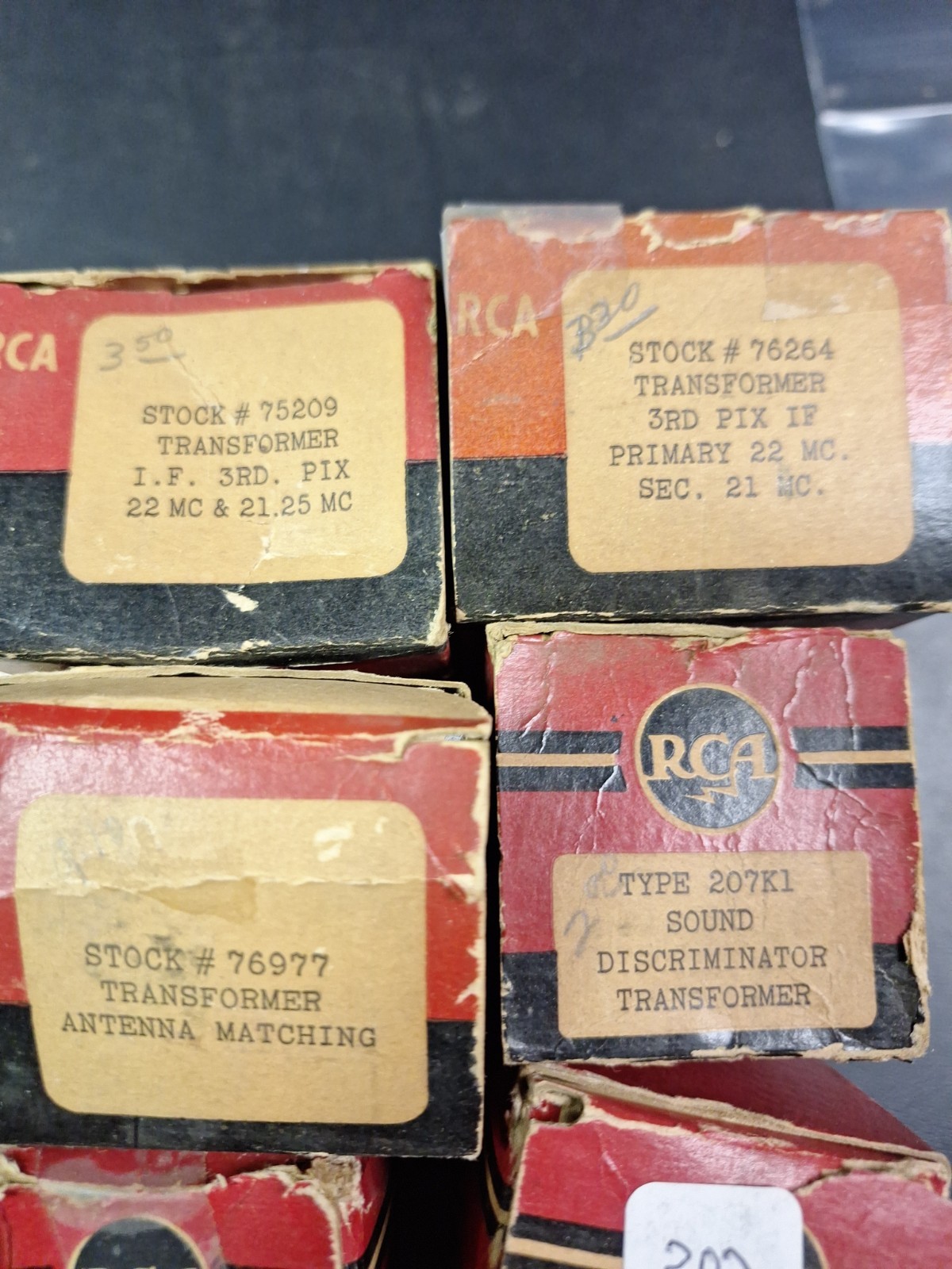 NOS RCA IF RF Transformer Lot