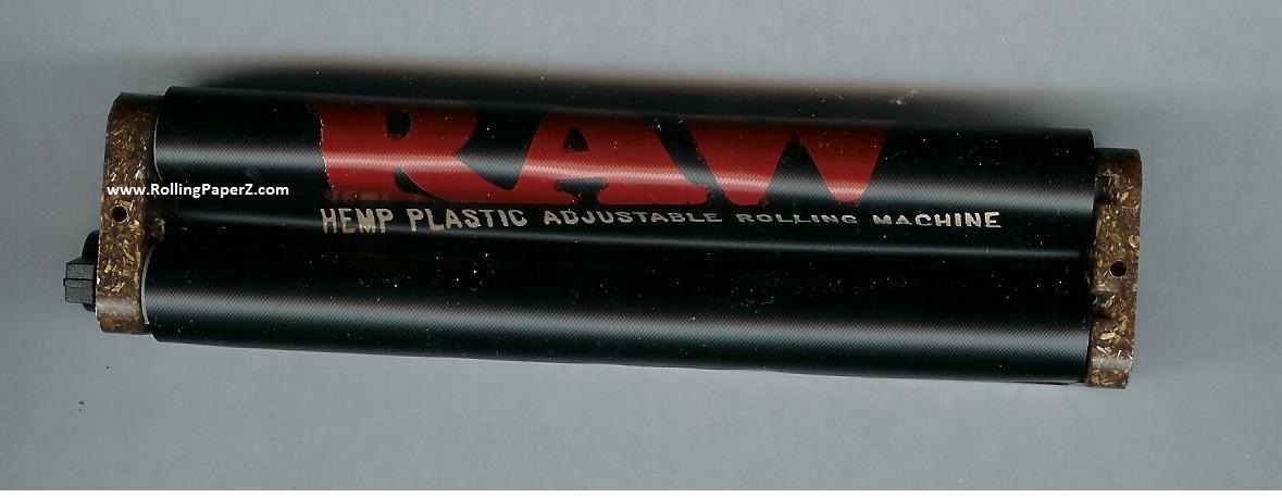 RAW 110mm Hemp Plastic Adjustable 2Way Rolling Machine fits King Size Papers