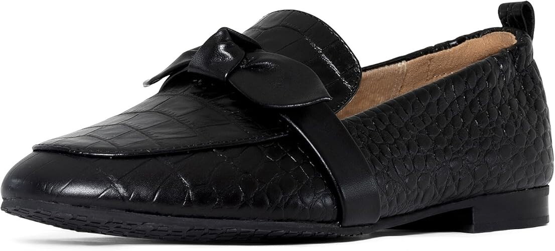 Women's Loafers NYDJ Douglas Black Crocco