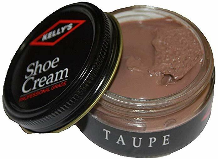 Kelly's Shoe Cream - Professional Shoe Polish - 1.5 oz - Taupe ( Pack of 2)