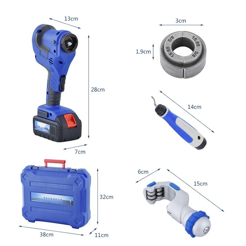 Electric Expander tools WK-E800AL Electric Expander 6-19mm Copper Tube Expander,