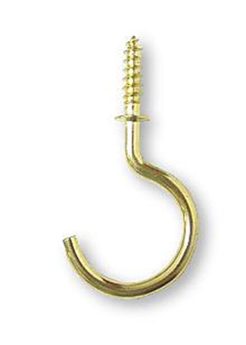 Bulldog Mug Hooks - 4 Pieces (Brass) 1-1/4" AM-235754