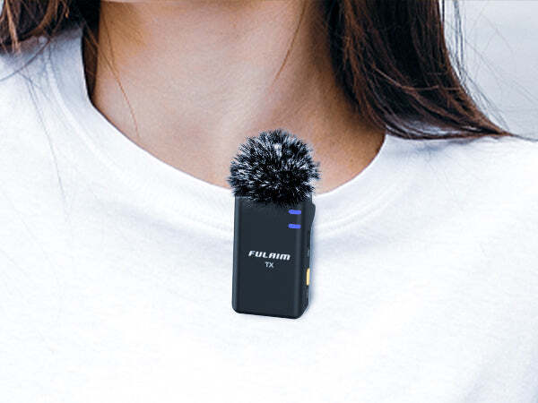 Wireless Lavalier Microphone System for DSLR Cameras/iPhone/Android FULAIM X5