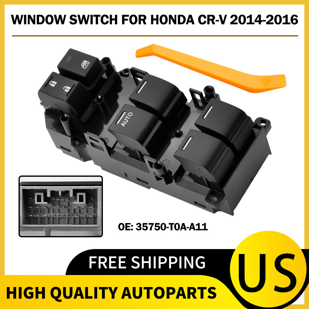 35750-T0A-H11 For Honda CRV CR-V 2.4L 2014-2016 Master Power Window Switch Assy