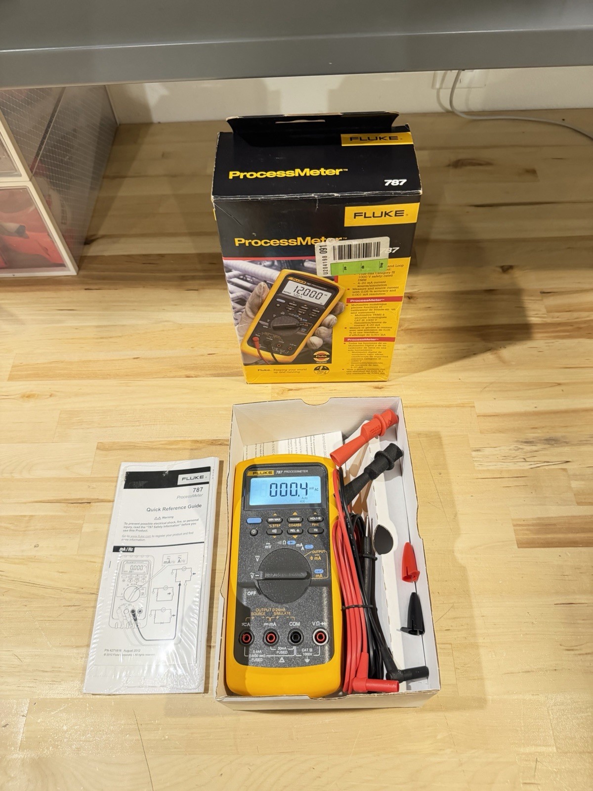 FLUKE 787 PROCESSMETER SHIPS FAST - FREE SHIPPING RARE