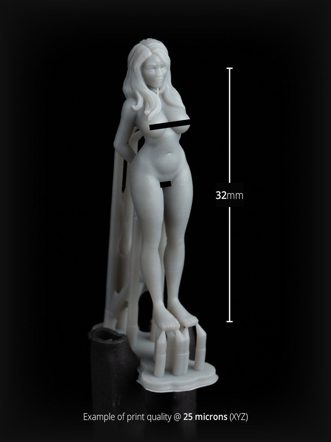Gene-forged Marine Prisoner without Armour 31 - 28mm Resin Mini by Manufaktura