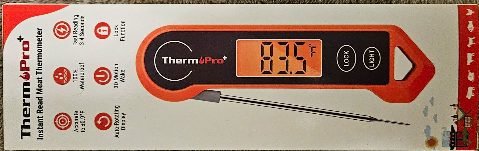 ThermoPro TP-19H Instant Read Digital Meat Thermometer Waterproof Magnetic