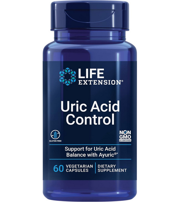 Life Extension Uric Acid Control 60 Veg Caps
