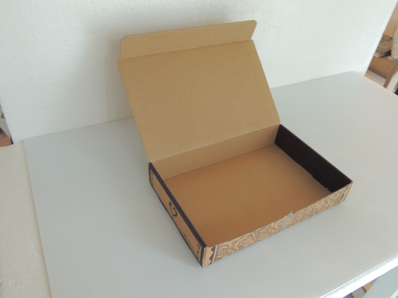 Brighton Box -- empty storage box -- 11" x 7" x 2"