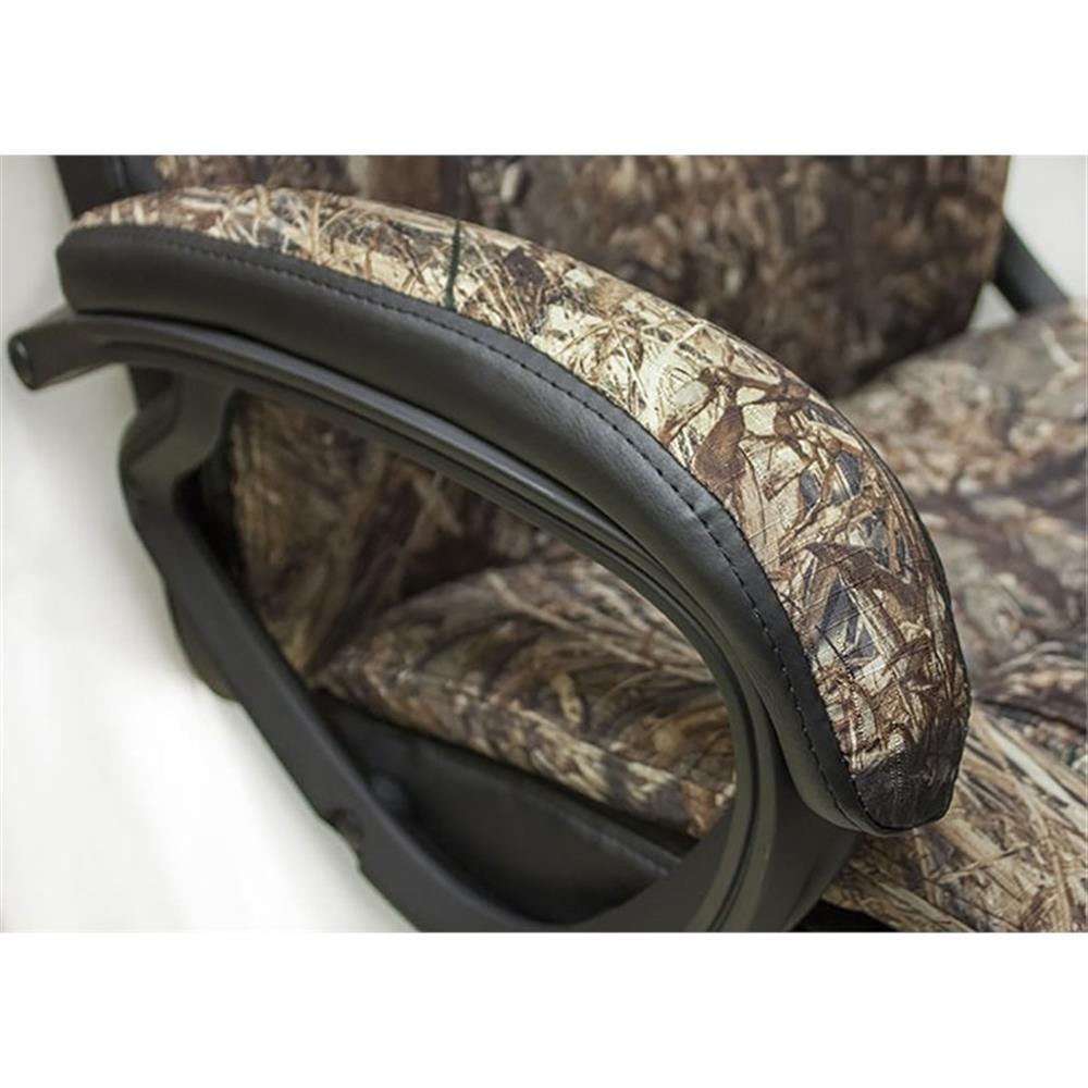 OS Home and Office Furniture 45.25" Fabric Executive Chair in Mossy Oak/Black