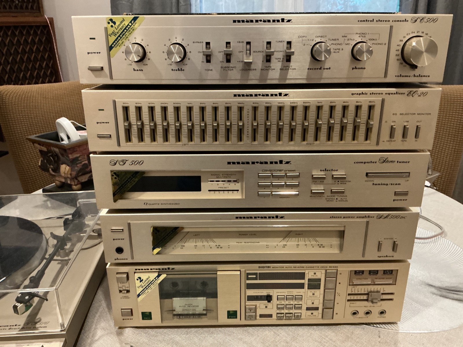 Marantz 500 Series Full System Vintage