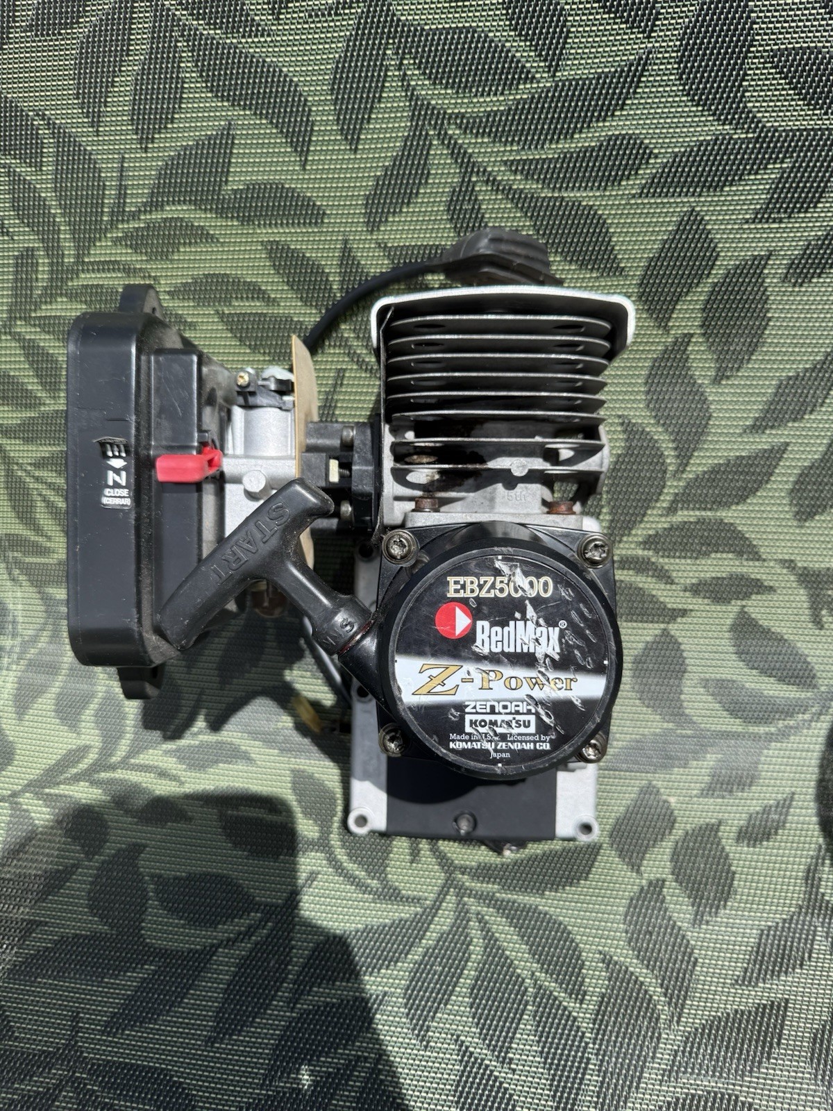 Zenoah EBZ5000 2-Stroke Gas Engine Motor With Pull Start, Model EBZ5000