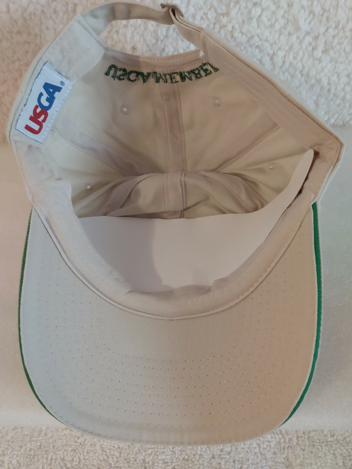 US Open 2007 Oakmont Golf Hat - USGA Member Strapback Cap Tan NOS