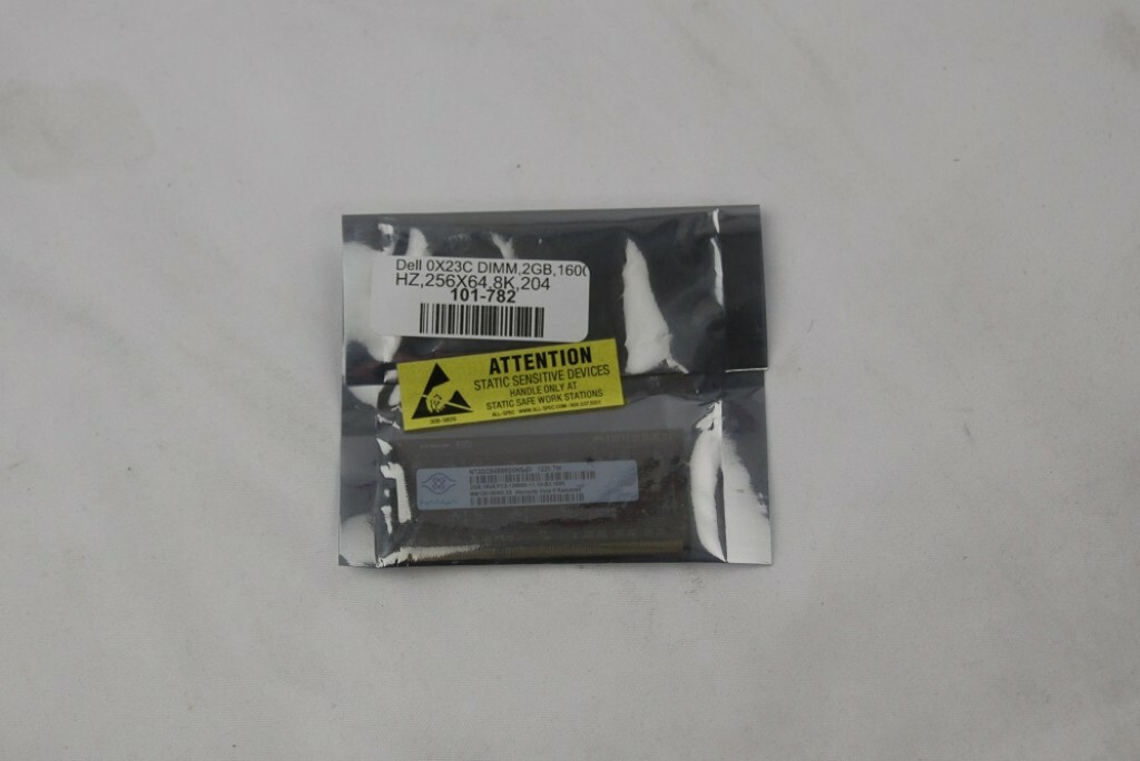 New Dell 0X23C 2GB 1600MHZ SO/DIMM PC3-12800