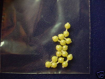 30 Small  1/16" YELLOW Mono Eyes Fly Tying, Plastic