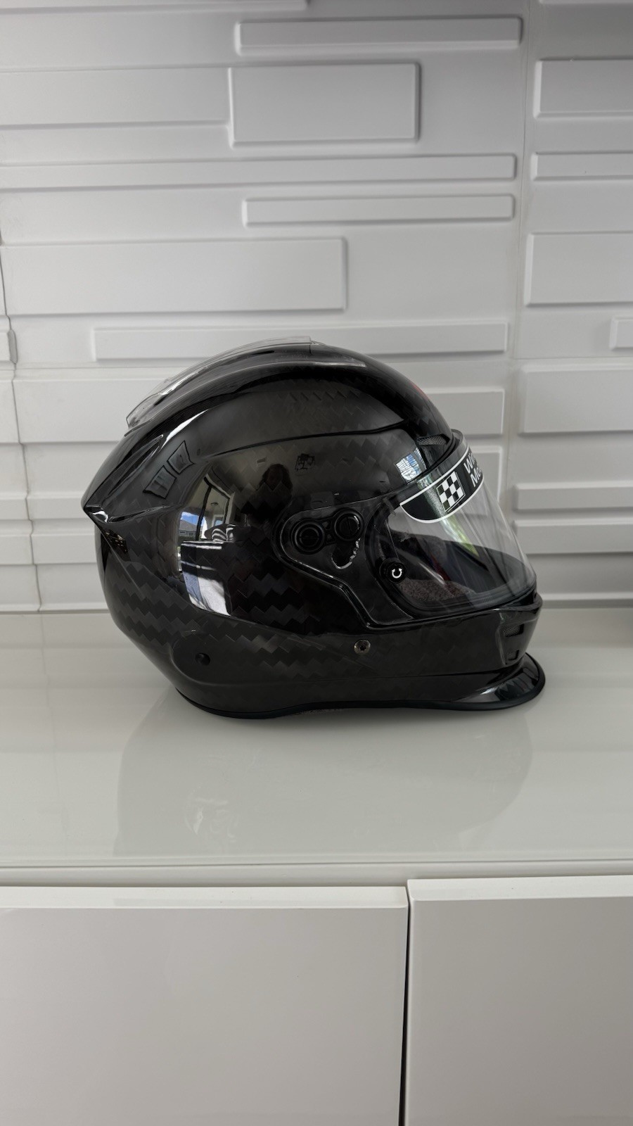 GF Racing Supernova Race Car Safety Helmet Carbon Fiber Sa2020 FIA