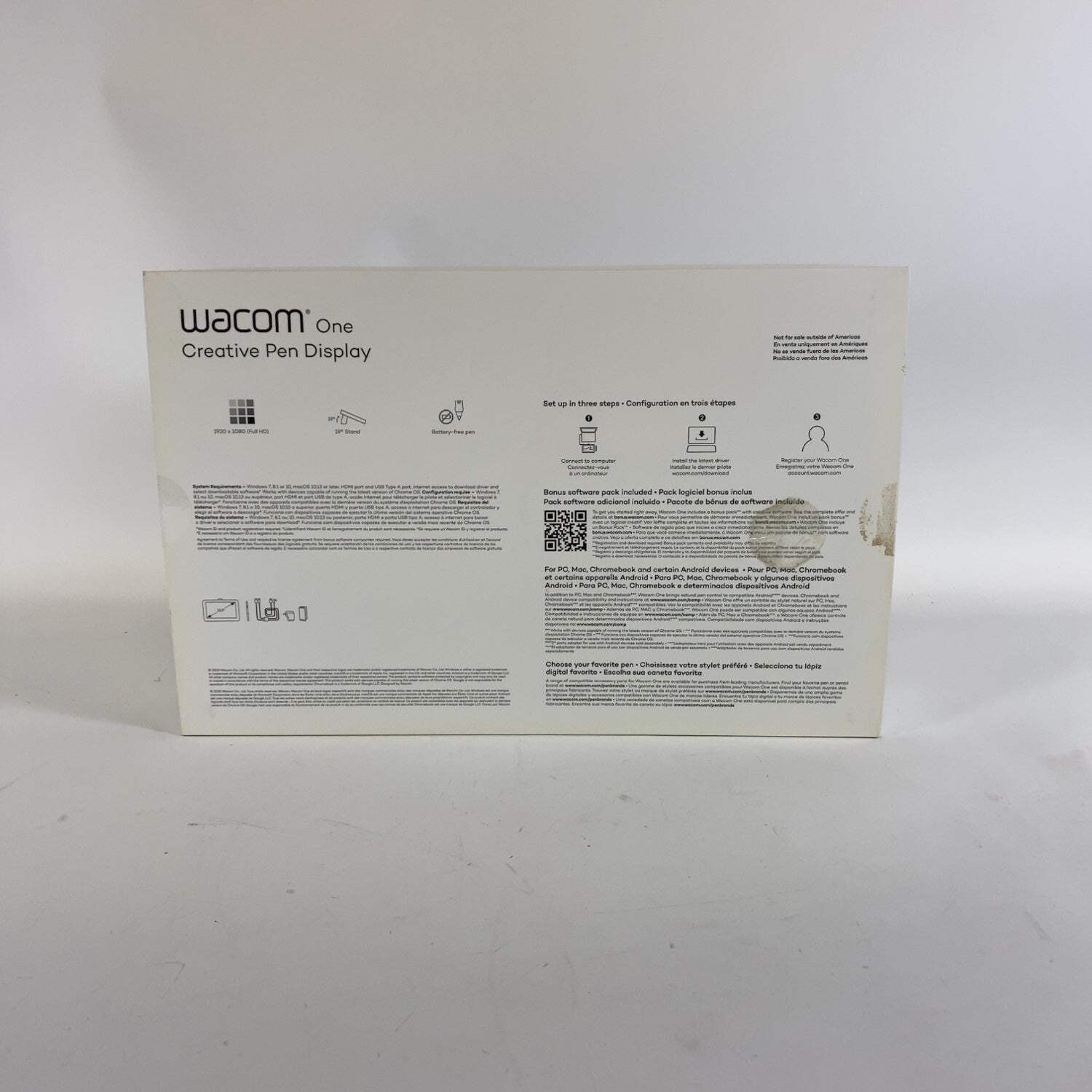 Wacom One Creative Pen Display DTC133