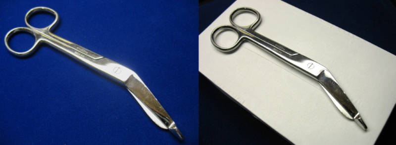 HIGH POLISH STAINLESS STEEL AUTOCLAVABLE PACIFATED LISTER BANDAGE SCISSORS 5.5"