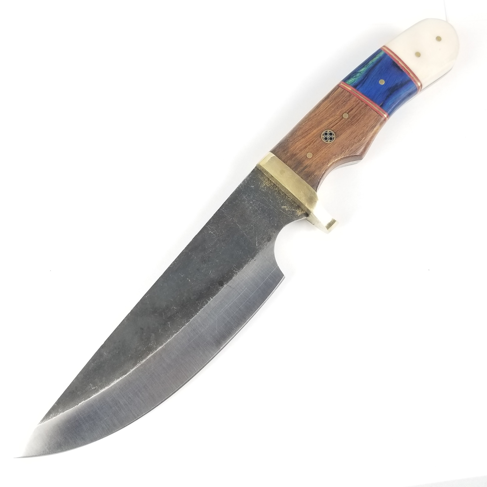 Rite Edge Whitetail Hunter Brown Pakkawood Stainless Fixed Blade Knife 203438