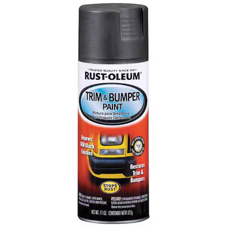 Rust-Oleum 251574 Spray Paint, Black, 11 Oz.