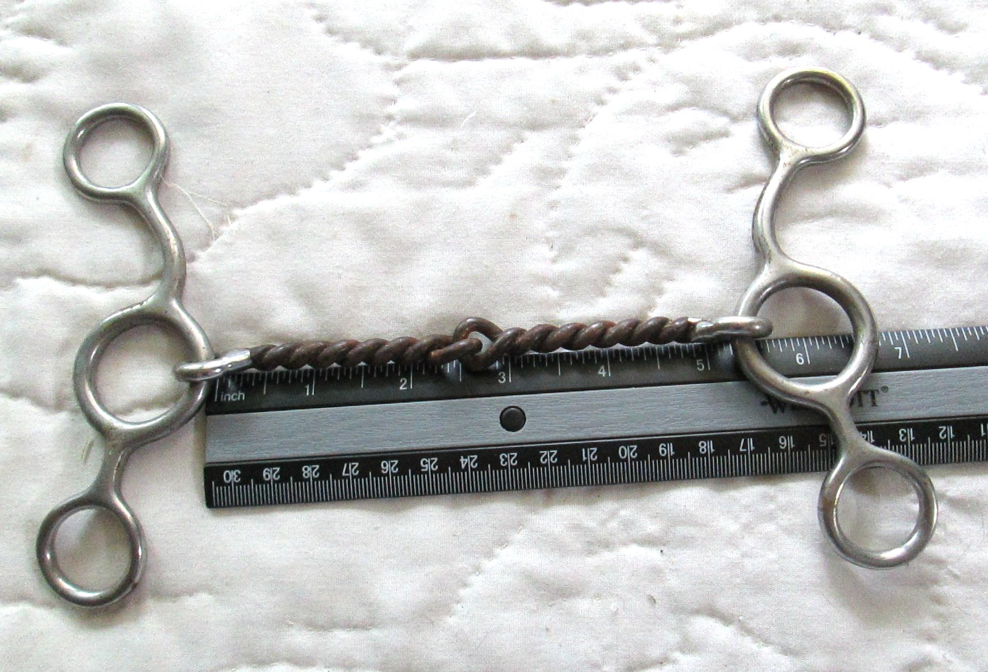 5 1/2" JUNIOR COW HORSE SWEET IRON FAST TWIST WESTERN BIT