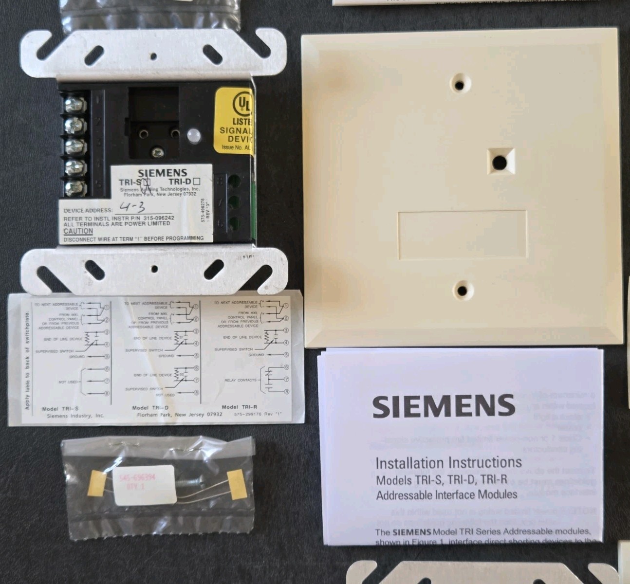 SIEMENS TRI-S SINGLE INPUT INTELLIGENT INTERFACE MODULE 575-496278 - NEW 5 AVAIL