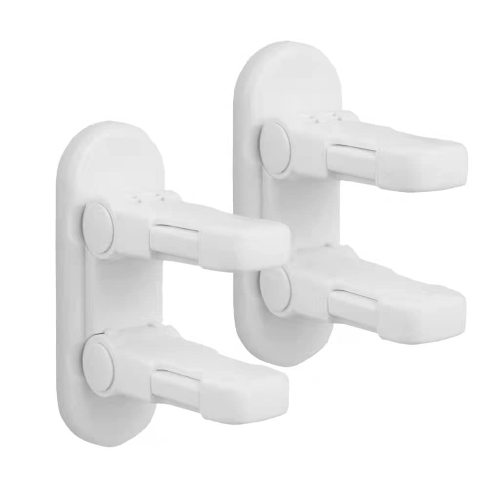 Flowden Improved Childproof Door Lever Lock（2 Pack）Prevents Toddlers from 2