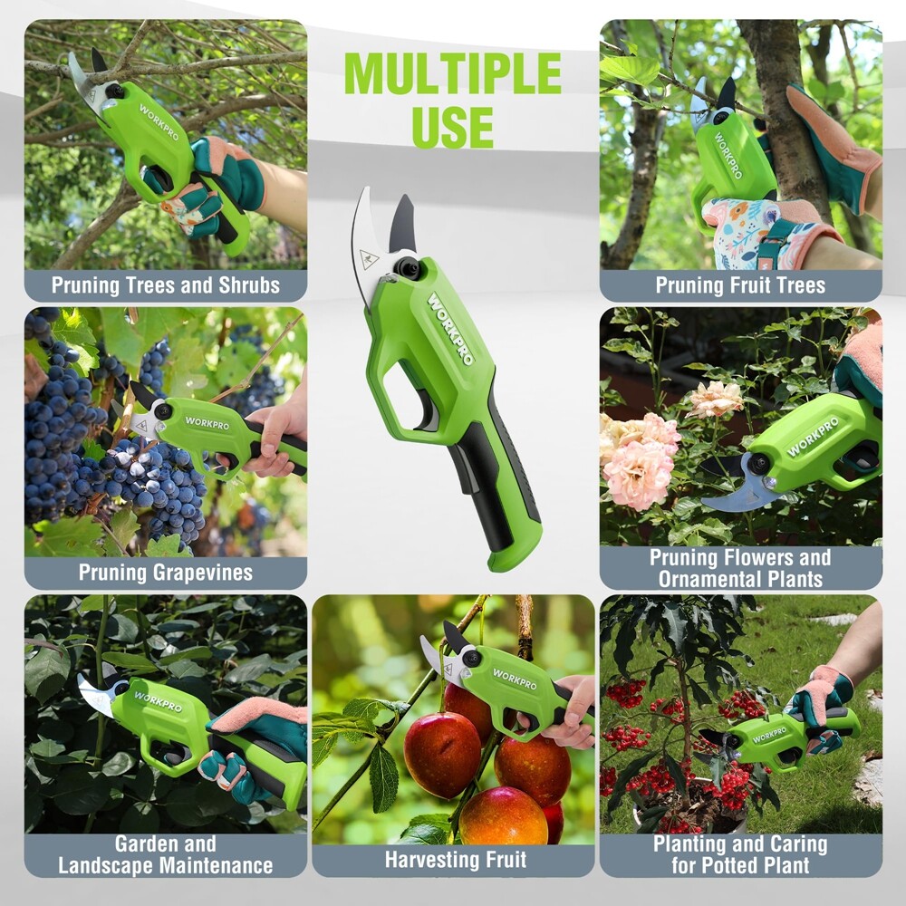 7.2V Electric Pruning Shears Battery Powered Pruning Shears Cordless Tree Pruner