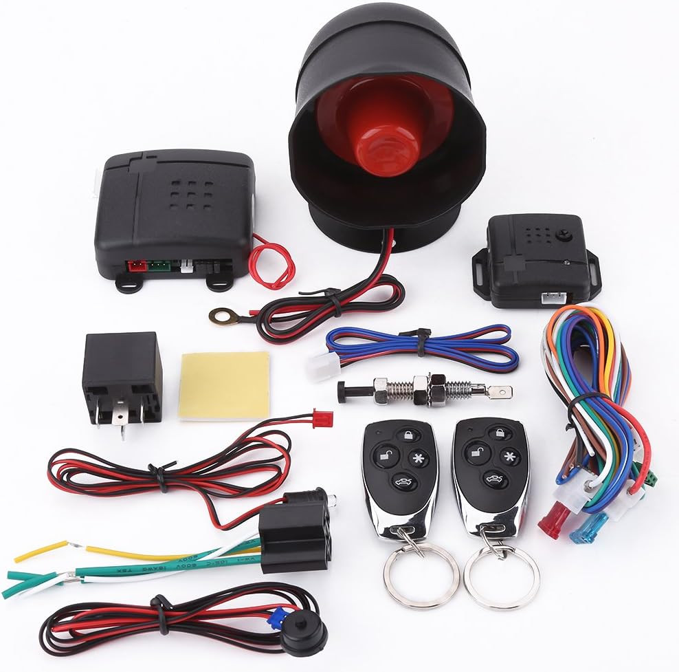 Sistema De Alarma Para Carro Auto Con Control Remoto Cierre De Puerta Automatico