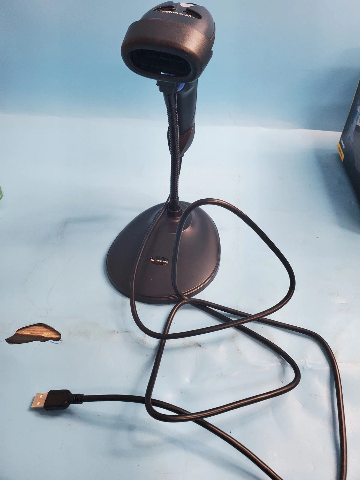 NetumScan NSL3S USB CCD Barcode Scanner - New with stand.