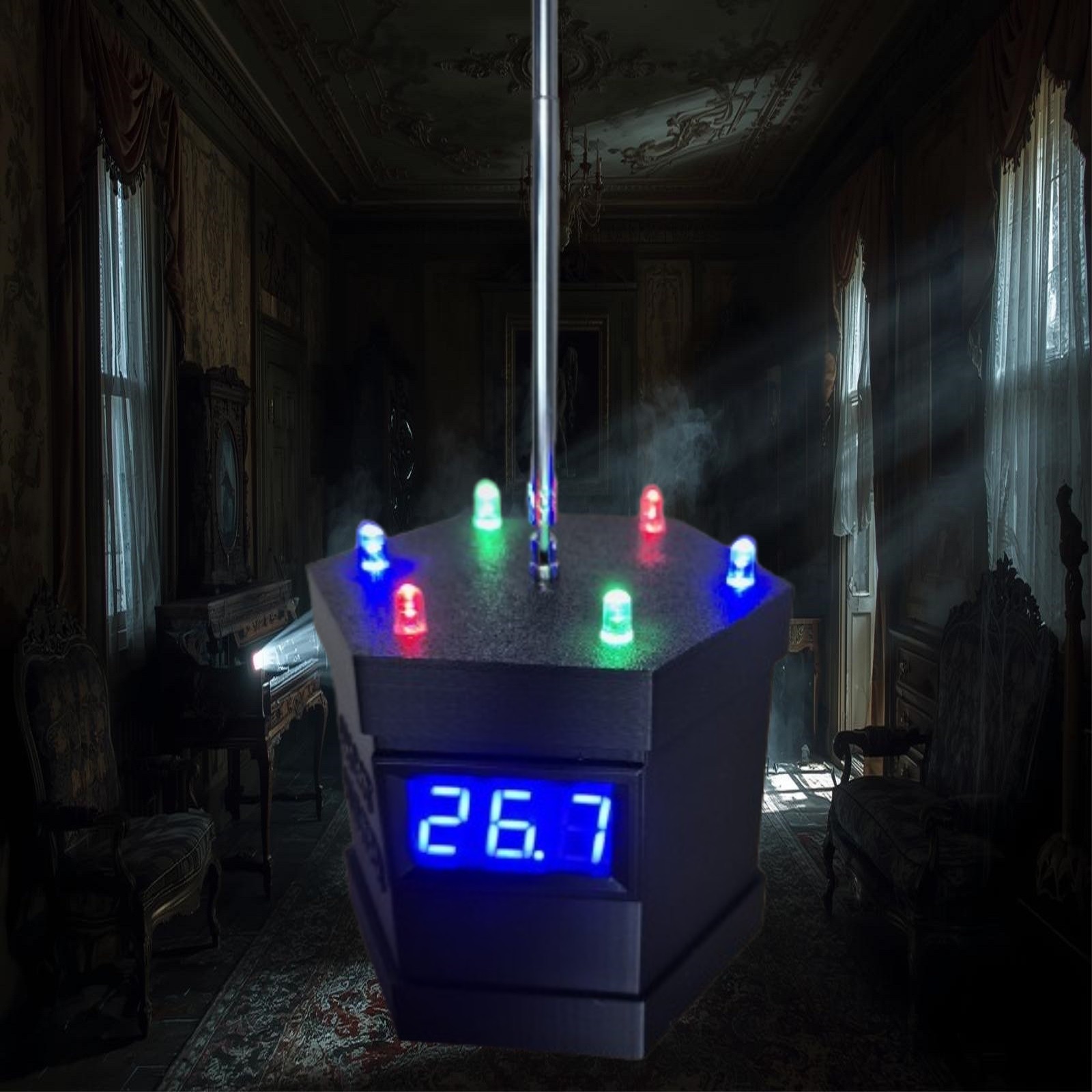 Ghost Hunting REM RADAR Activity Spirit Pod Paranormal Detection, MULTI LED+TEM