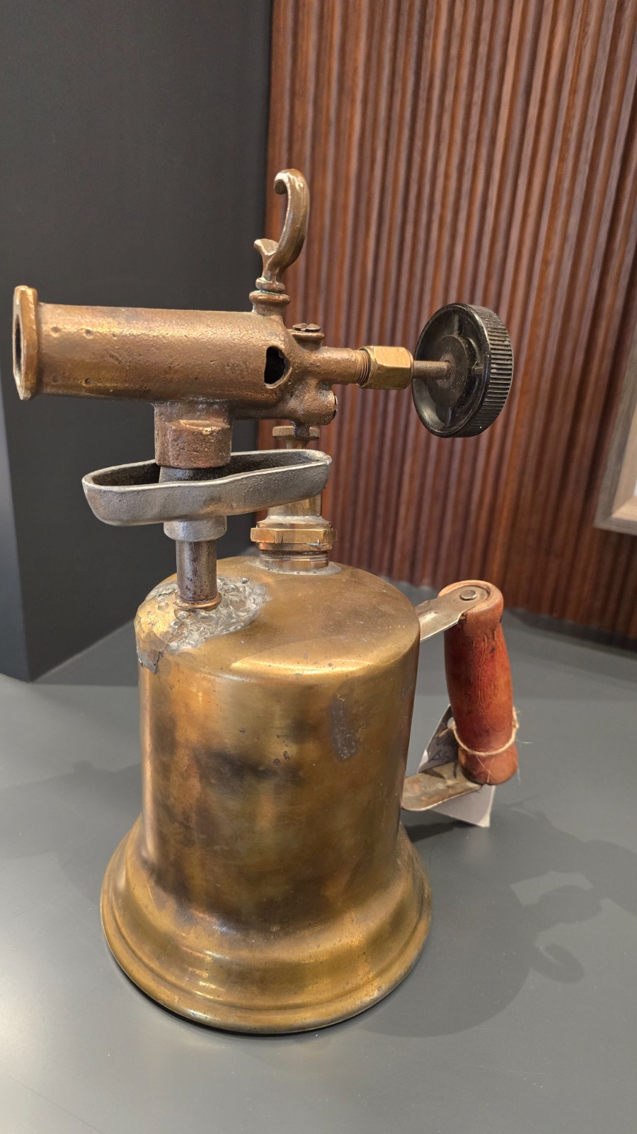 Blow Torch, OTTO BERNZ 1930's Vintage Blow TORCH, All Brass Tank, USA, handsome