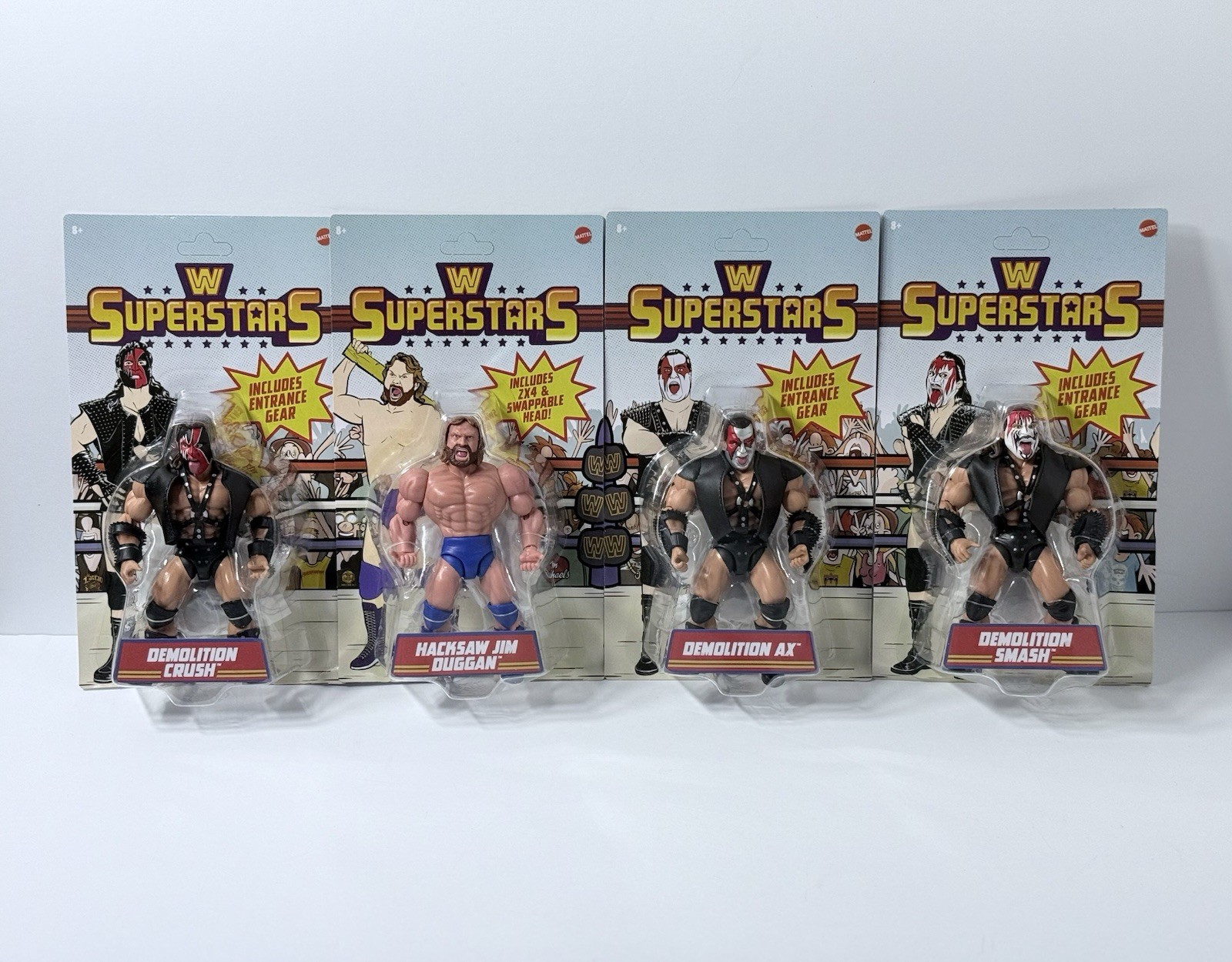 WWE Superstars Series 17 Demolition Ax Smash Crush & Hacksaw Jim Duggan Figures