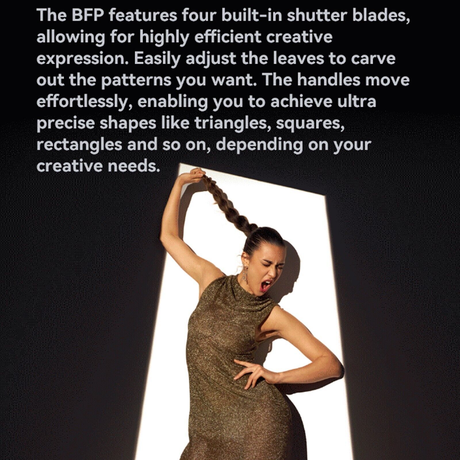 Godox BFP Flash Projection Attachment for Bowens Mount Flash Speedlight Strobe