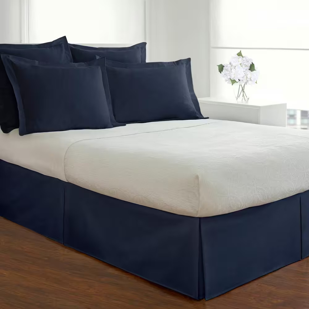 Tailored Navy Pillow Sham 2-Pack