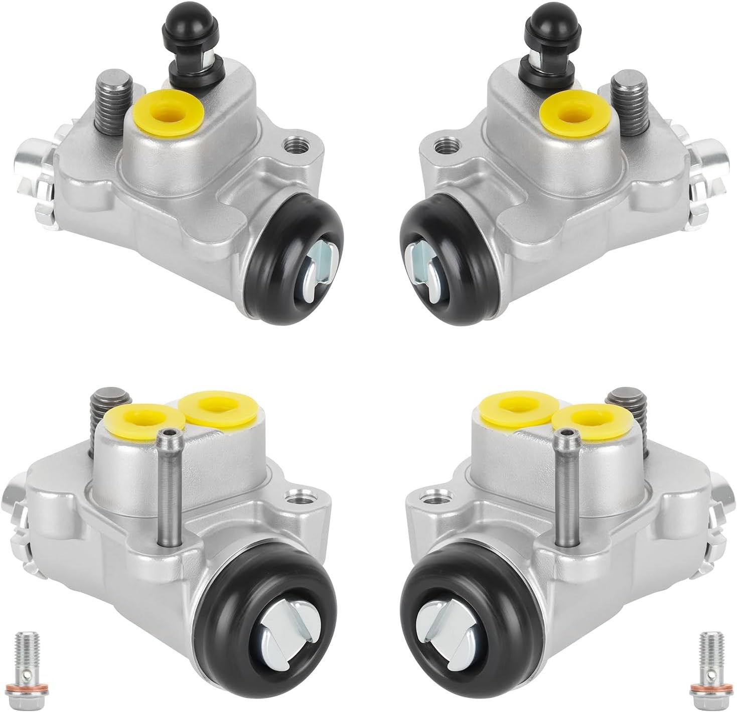 Full Set Front Brake Wheel Cylinders for Honda TRX350 Rancher 350 4x4 ES ATV