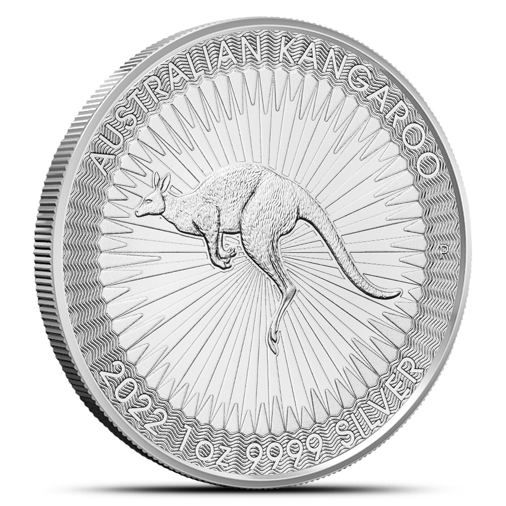 2022 1 oz Australian Silver Kangaroo Coin (BU)