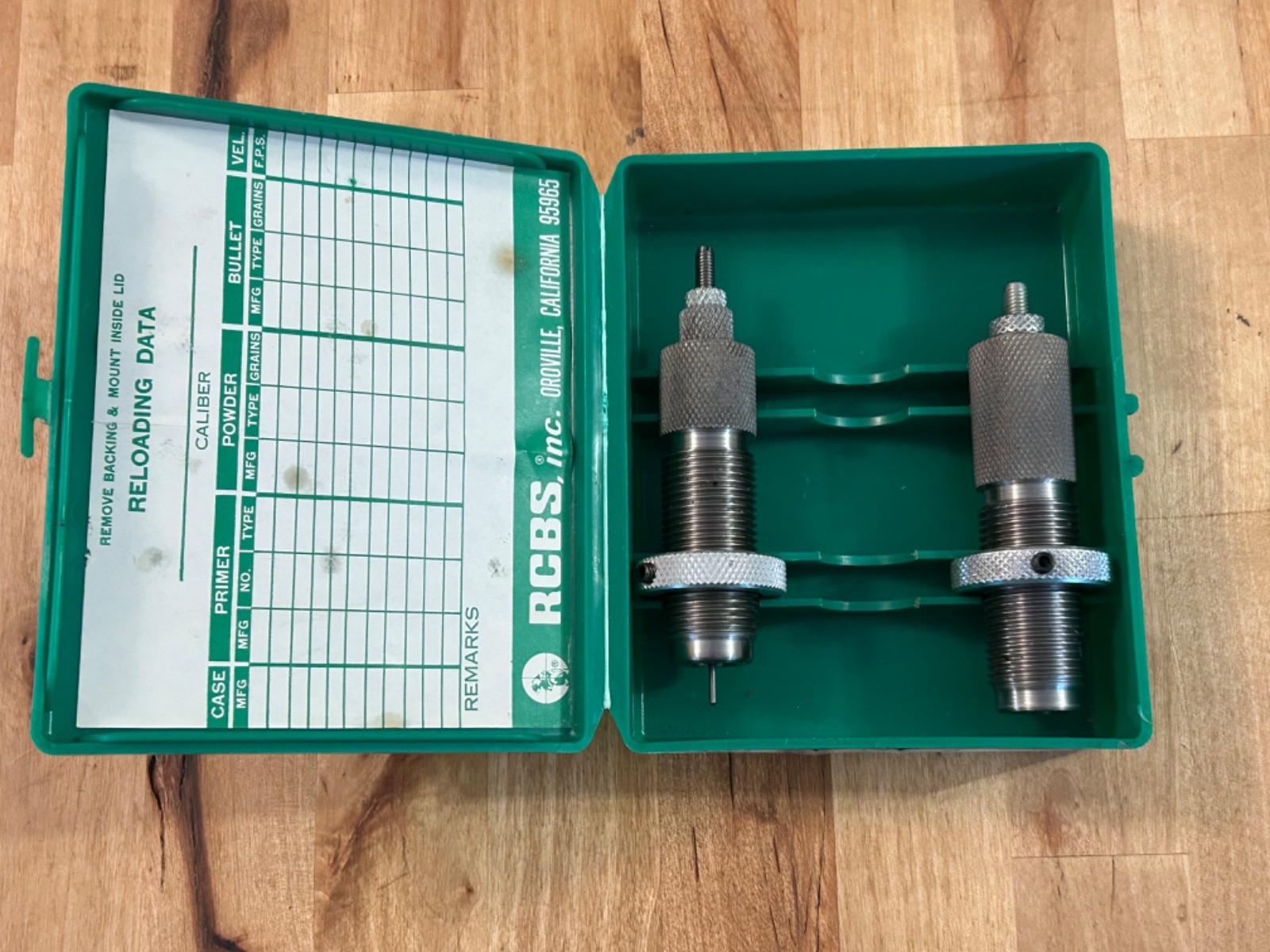 RCBS RELOADING DIES .220 Swift DIE SET #107011 Shell 11 With Case
