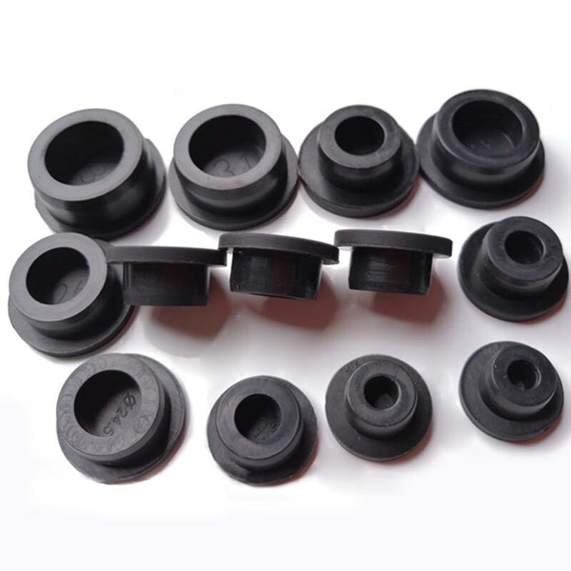 Blak Silicone Rubber Stopper Plug Blanking End Cap Tube Pipe Insert Bung 9-140mm