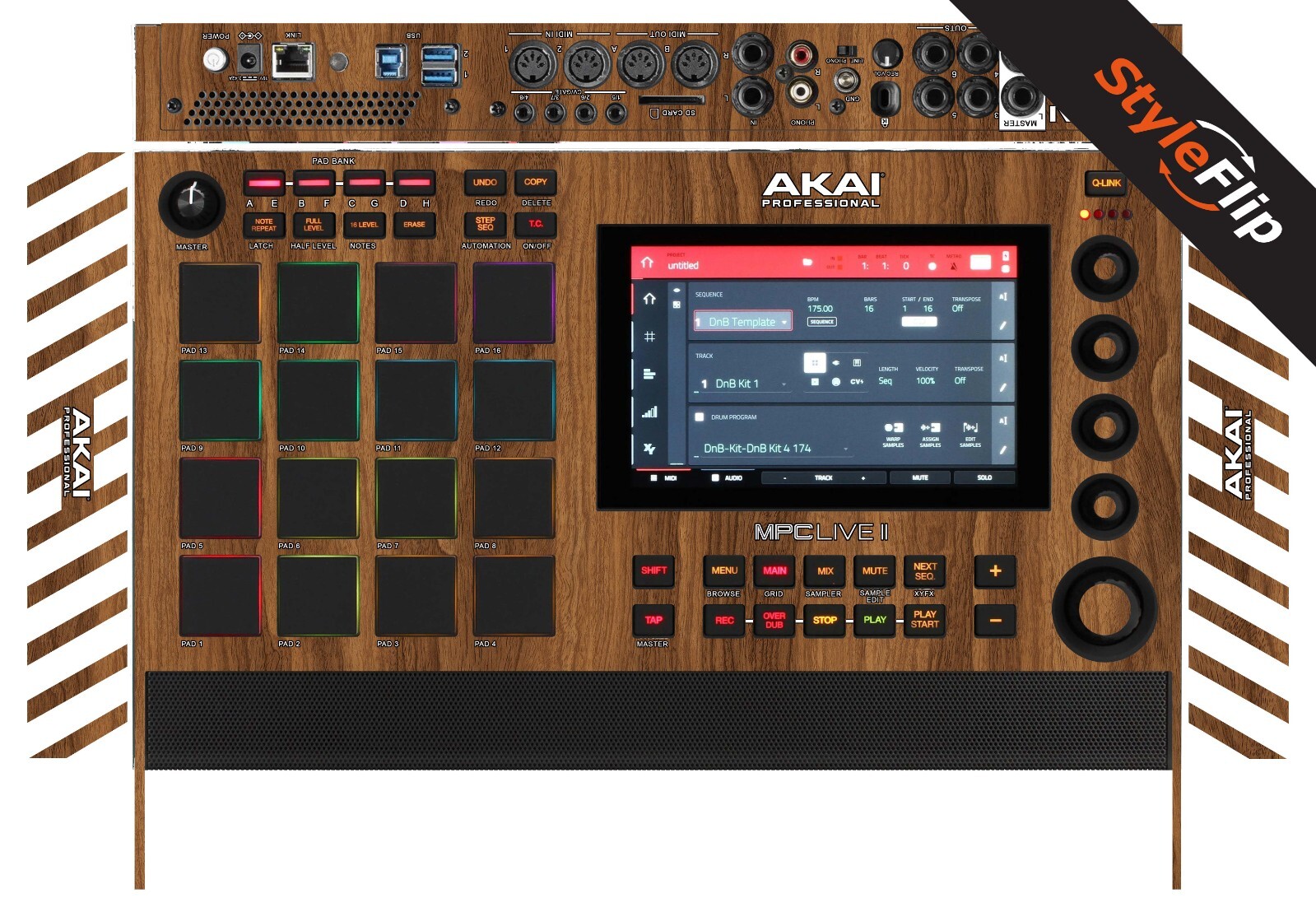 AKAI MPC Live II Skin | Wood #2 | Protective Decal | StyleFlip Skins