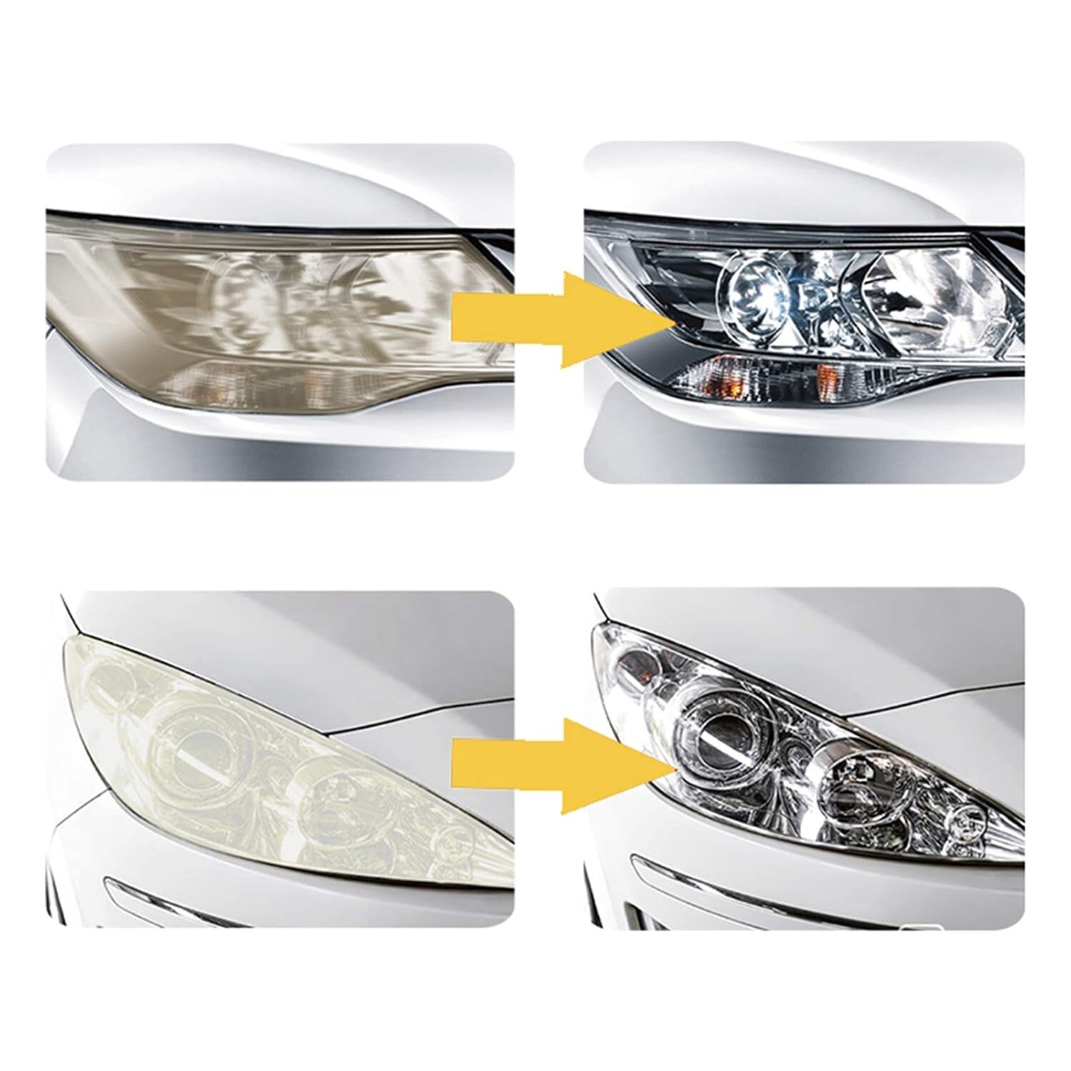 Headlight Restoration kit for Hand buffing VISBELLA