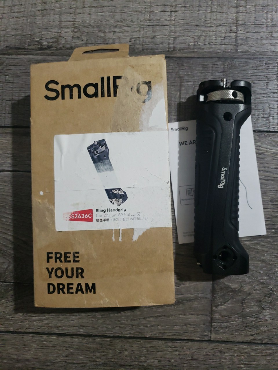 SmallRig Handle Grip Handgrip for Zhiyun-Tech WEEBILL-S Gimbal w/ Co... BSS2636C