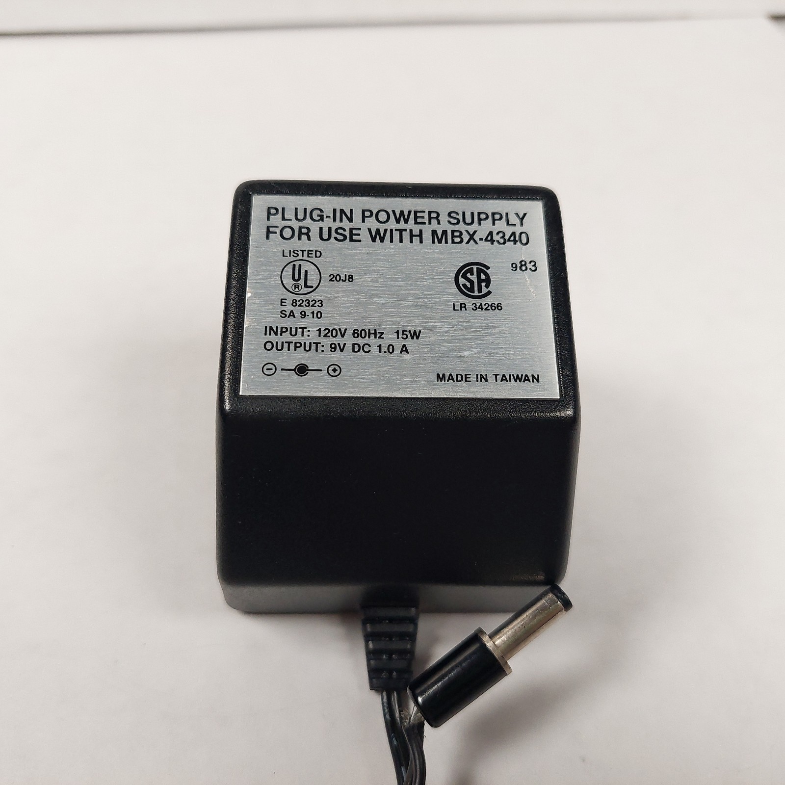 Vtg 1980s Microprocessor Computer Computing AC Power Adapter MBX-4340 SA-48