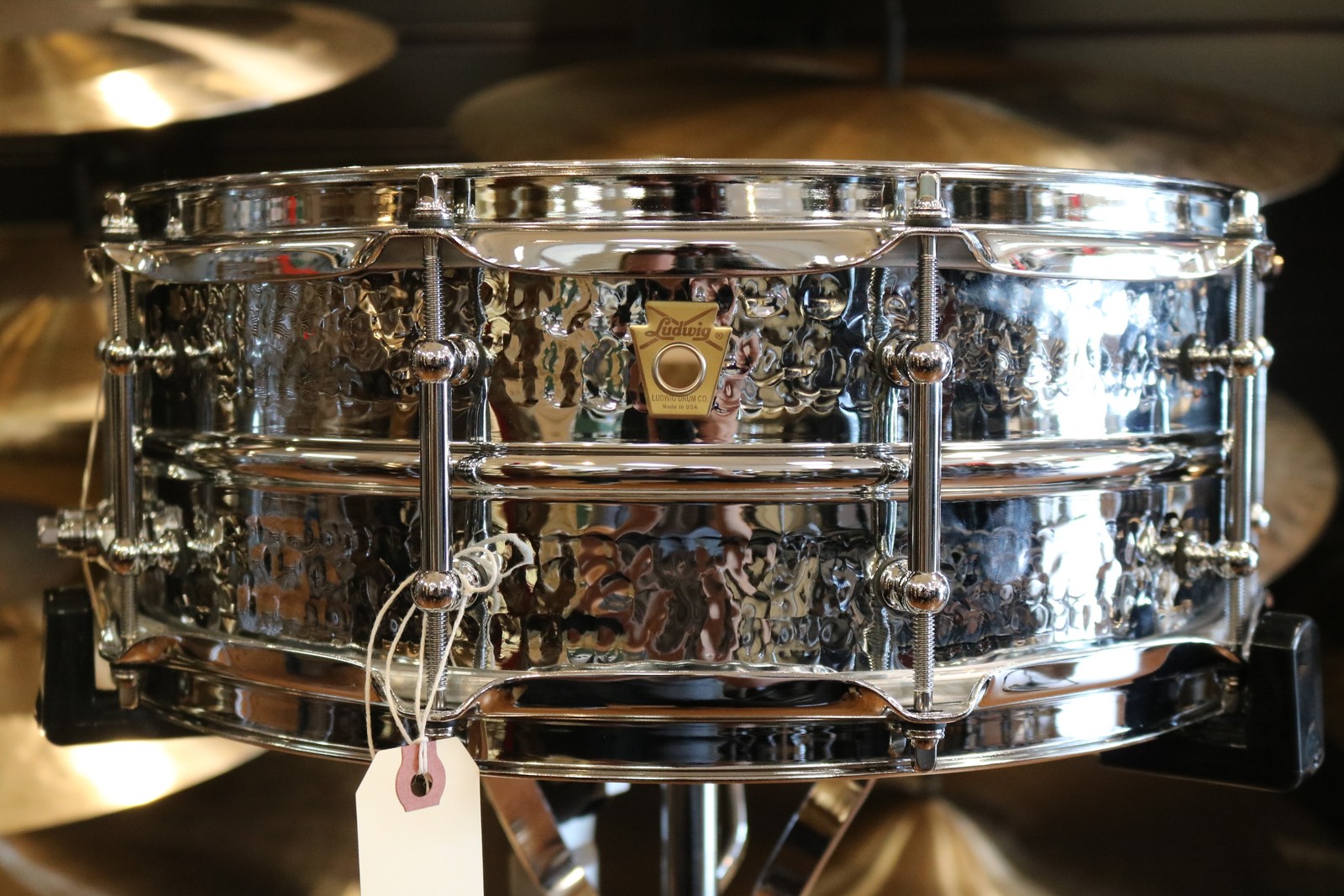 Ludwig 5x14 Hammered Supraphonic w/ Tube Lugs LM400KT