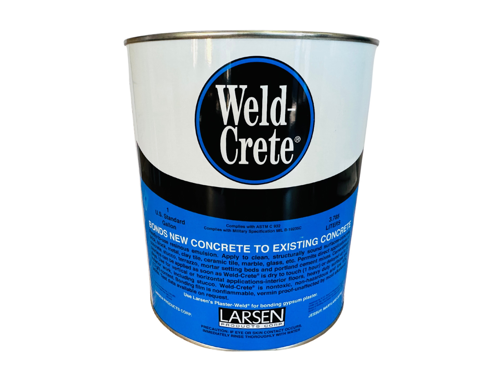 Larsen Products - Weld-Crete (Gallon) - Bond new concrete