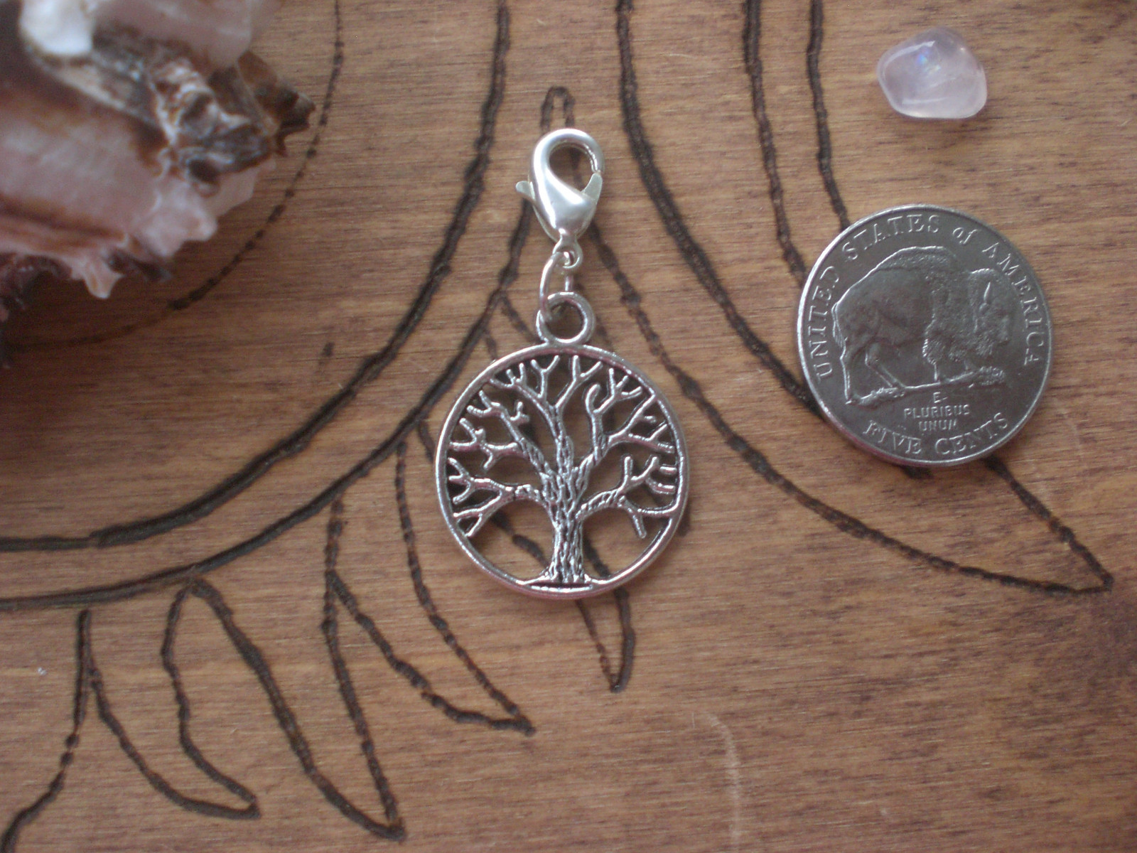 Tree Of Life Goddess Celtic Wicca Witch Clip On Bracelet Embelishment Decoration