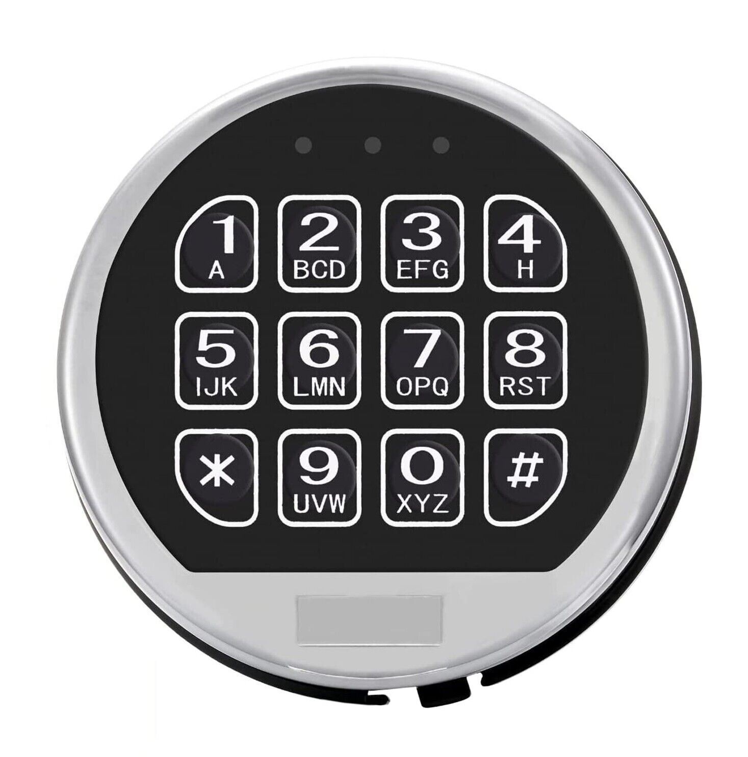 Gun Safe Lock Replacement Electronic Solenoid Lock With Chrome Keypad Safe Lock