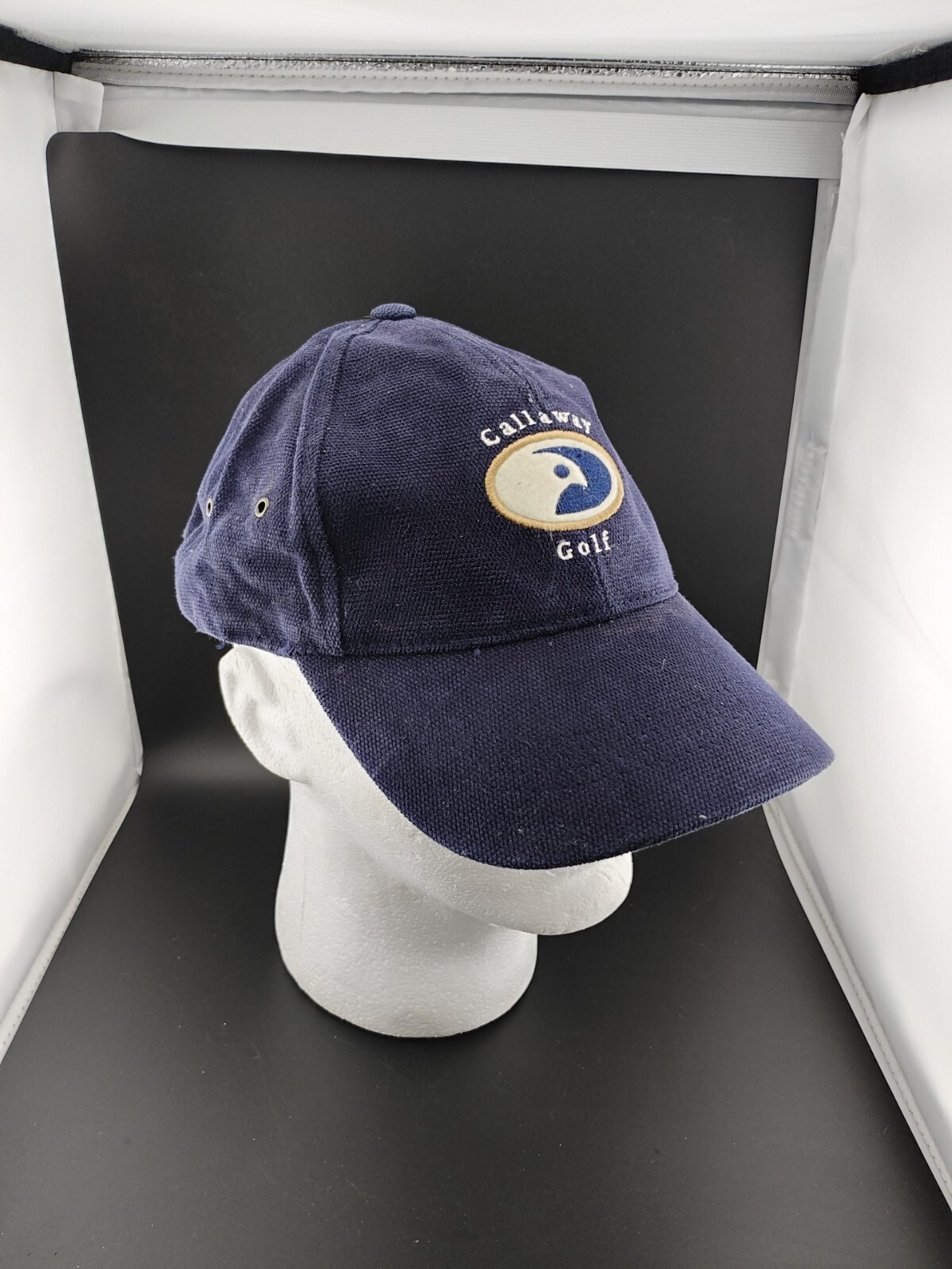 Callaway Golf Hawkeye Blue Baseball Hat Strapback Cap Embroidered Logo