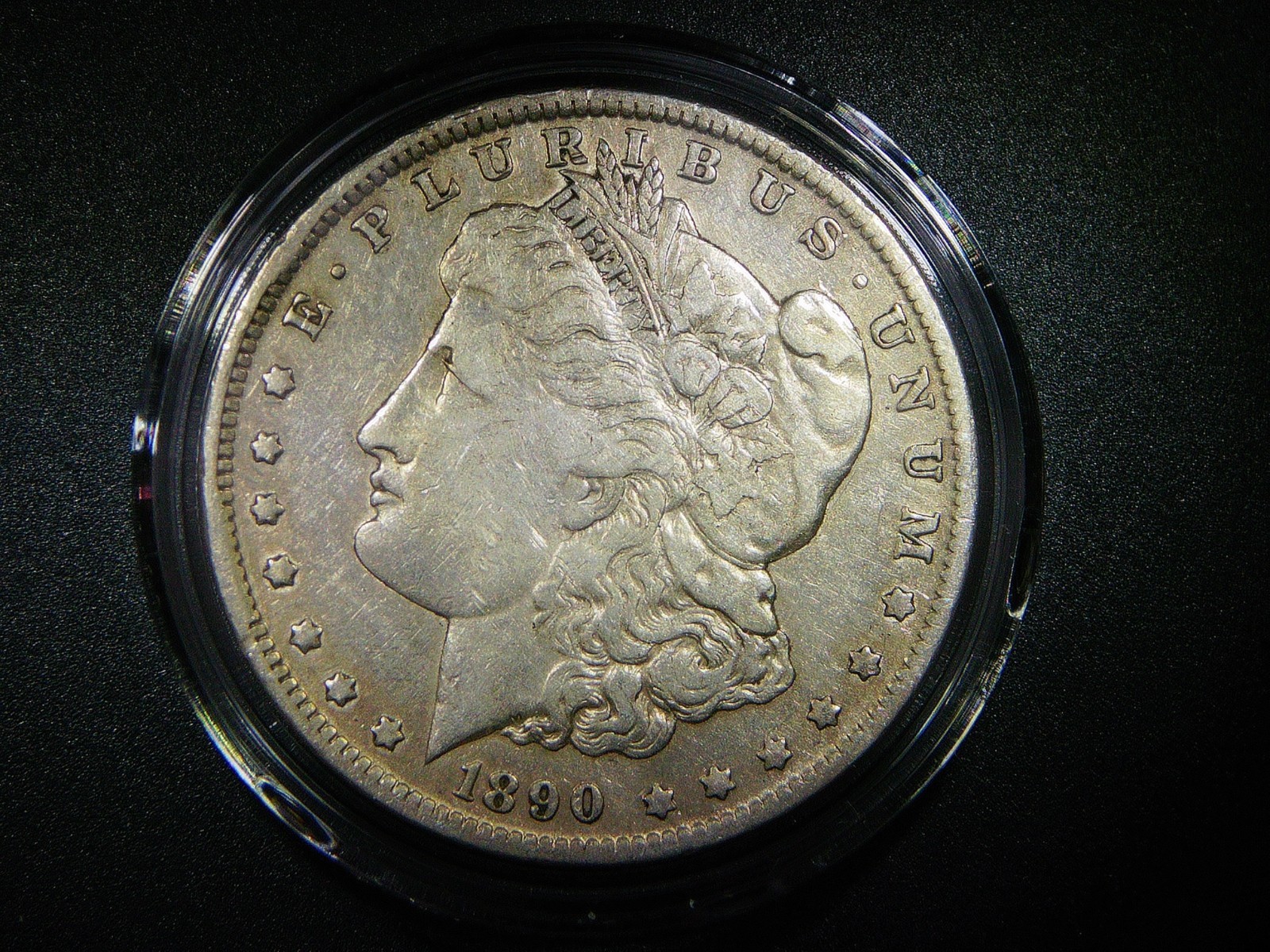 1890-O MORGAN SILVER DOLLAR BEAUTIFUL VF DETAIL COLLECTOR GRADE COIN M-1495