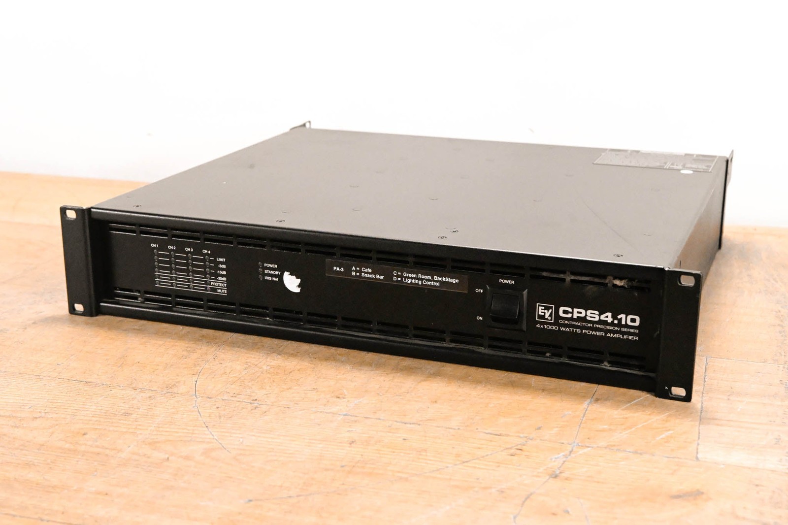 Electro-Voice (EV) CPS4.10 4-Channel 1000W Power Amplifier CG01WV8